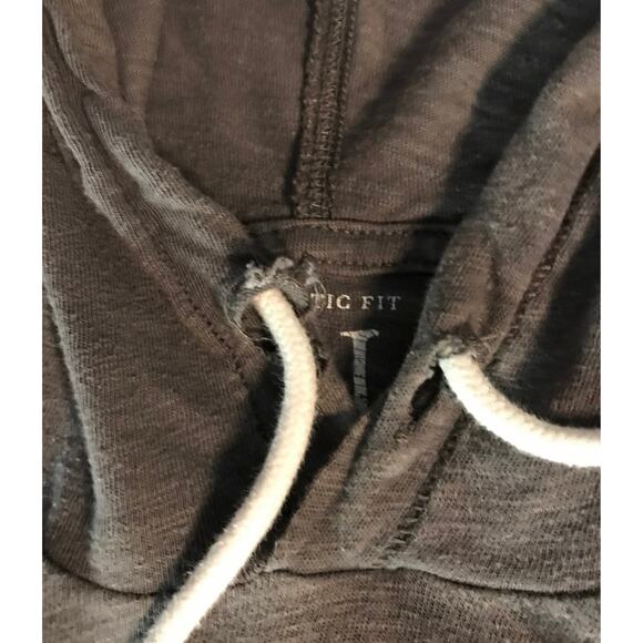American Eagle Outfitters Gray Men's Hoodie M Casual Streetwear Minimalist - Picture 10 of 12